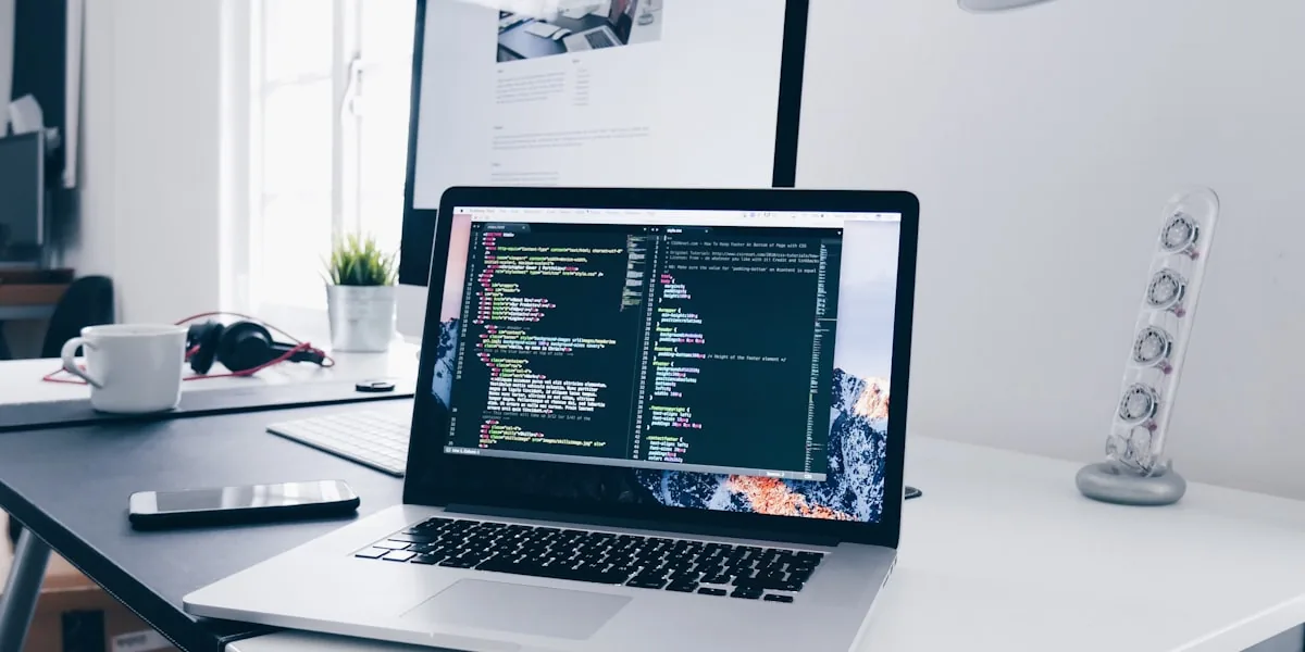 Desenvolvimento web e código de programação